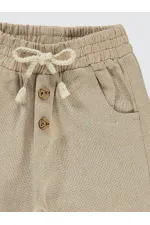 Boy Trousers 2-5 Years Old Stone Color - Pack