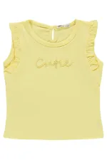 Kız Çocuk Takım 2-5 Yaş Sarı-Koyu Mavi - Paket