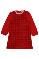 Ensemble robe et gilet rouge pour fille de 2 à 5 ans - Emballage