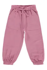 Kız Çocuk Pantolon 2-5 Yaş Gül Kurusu - Paket