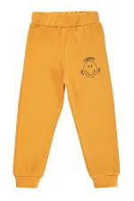 Boy's Tracksuit Bottoms 2-5 Years Mustard - Pack