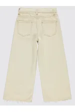 Kız Çocuk Pantolon 6-9 Yaş Ekru - Paket