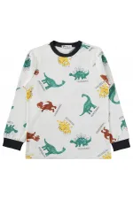 Erkek Çocuk Pijama Takımı 6-9 Yaş Füme - Paket