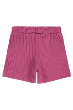 Kız Çocuk Şort 6-9 Yaş Leylak Pusu - Paket