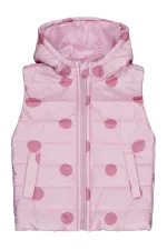 Kız Çocuk Yelek 2-5 Yaş Pudra - Paket
