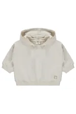 Bebek Sweatshirt 0-24 Ay Açık Bej - Paket