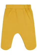 Couche une pièce pour bébé de 0 à 24 mois, couleur moutarde - Emballage