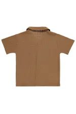 T-shirt garçon, 6-9 ans, marron - Lot T-shirt garçon, 6-9 ans, marron - Lot