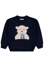 Erkek Çocuk Kazak 2-5 Yaş Lacivert - Paket