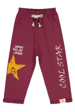 Bas de survêtement garçon bordeaux 2-5 ans - Lot