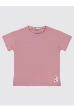 Girl's T-Shirt 6-9 Years Old Cosmetic Pink - Package