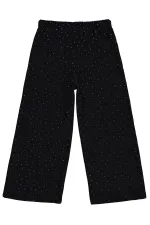 Kız Çocuk Pantolon 6-9 Yaş Siyah - Paket