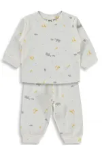 Ensemble pyjama bébé 0-24 mois, blanc cassé - Emballage