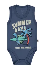 Bebek Çıtçıtlı Badi 0-24 Ay İndigo - Paket