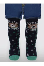 Collants bébé 0-24 mois bleu marine - Lot