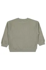 Sweat-shirt garçon 2-5 ans kaki clair - Emballage Sweat-shirt garçon 2-5 ans kaki clair - Emballage