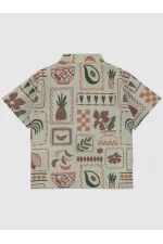 Erkek Çocuk Gömlek 2-5 Yaş Taş Rengi - Paket