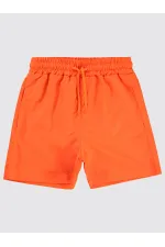 Boys' Swim Shorts 10-13 Years Old Orange - Package
