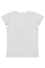 Kız Çocuk Tişört Km 10-13 Yaş Kırık Beyaz - Paket