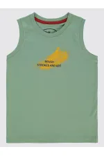 Boys T-Shirt 10-13 Years Soft Khaki - Package