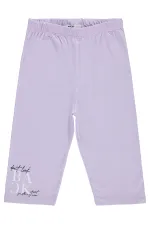 Leggings pour filles Km 10-13 ans Lavande douce - Lot