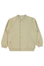 Erkek Çocuk Hırka 6-9 Yaş Vizon - Paket