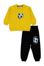 Ensemble de survêtement jaune pour garçon de 2 à 5 ans - Emballage