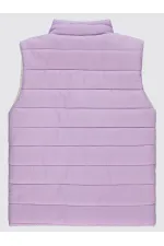 Kız Çocuk Yelek 6-9 Yaş Lila - Paket