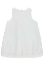 Kız Çocuk Jile ve Elbise 2-5 Yaş Kırık Beyaz - Paket