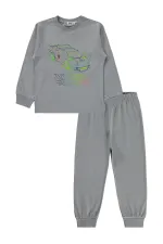 Ensemble pyjama garçon, 2-5 ans, gris - Emballage