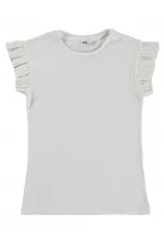 Kız Çocuk Tişört 10-13 Yaş Kırık Beyaz - Paket