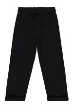 Boys' Trousers, Ages 2-5, Black - Pack