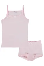 Ensemble de sous-vêtements roses pour filles de 2 à 9 ans - Lot