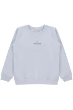 Kız Çocuk Sweatshirt 10-13 Yaş Açık Mavi - Paket