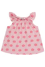 Ensemble pour fille de 2 à 5 ans, rose et grenade - Emballage
