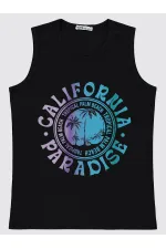 Lot de T-shirts noirs pour garçons de 10 à 13 ans