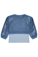 Kız Çocuk Sweatshirt 10-13 Yaş Petrol - Paket