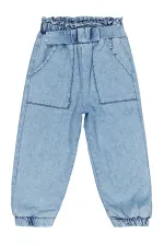 Girl's Trousers Jeans 2-5 Years Ice Blue - Package