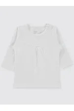 Baby Sweatshirt 0-24 Months White - Pack