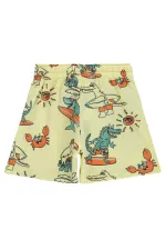 Short garçon, 2-5 ans, jaune clair - Lot