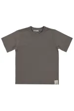 T-shirt garçon KM 6-9 ans Marron foncé - Lot