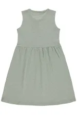 Kız Çocuk Jile ve Elbise 10-13 Yaş Çağla Melanj - Paket