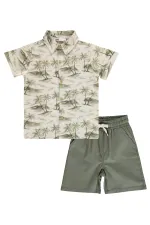 Ensemble d'équipe garçon 2-5 ans kaki - Pack