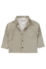 Erkek Çocuk Takım 2-5 Yaş Taş Rengi - Paket