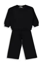 Ensemble de survêtement pour filles, 2-5 ans, noir - Lot