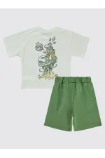 Ensemble pour garçon de 2 à 5 ans, couleur pierre - Emballage