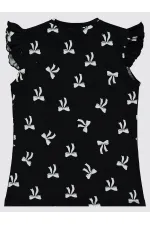 Girls' T-Shirt 10-13 Years Old Black - Pack