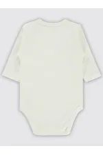 Bebek Çıtçıtlı Badi 0-24 Ay Ekru - Paket