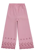 Pantalon pour fille, 6-9 ans, rose foncé - Lot