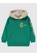 Boy Sweatshirt 2-5 Years Old Pine Green - Package